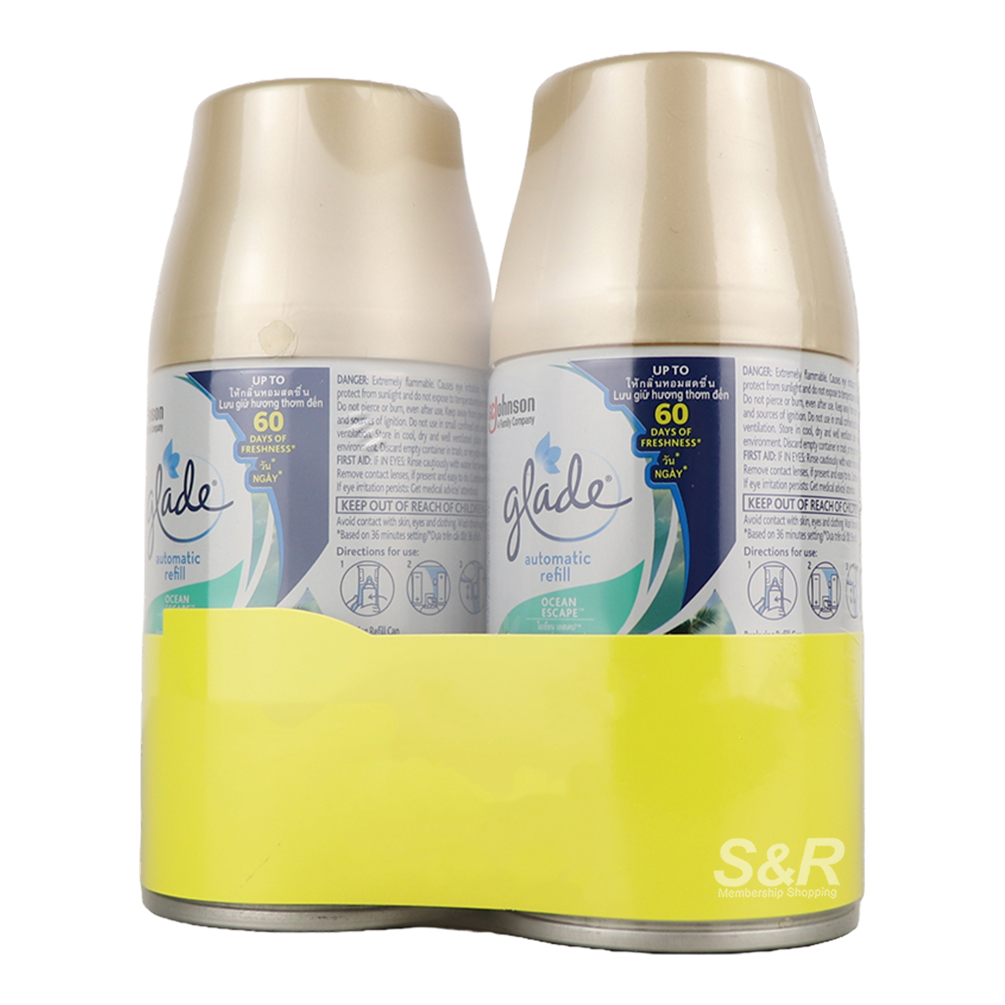 Glade Ocean Escape Air Fresheners 2 cans